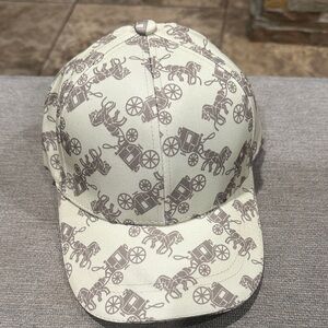 Beige and Brown Patterned Cap
